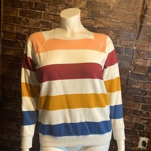 Torrid Size 1 (16) Striped Sweatshirt
